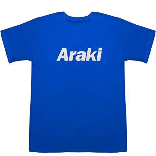 Amazon | 荒木 アラキ Araki T-shirts ブルー S【宰】【落合】 | T